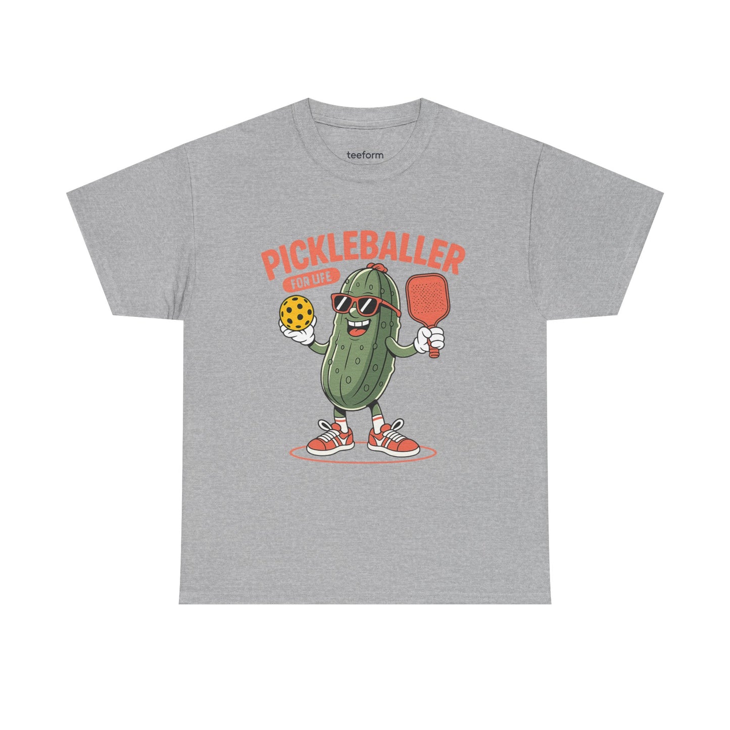 Pickleballer For Life Funny Pickleball T-Shirt