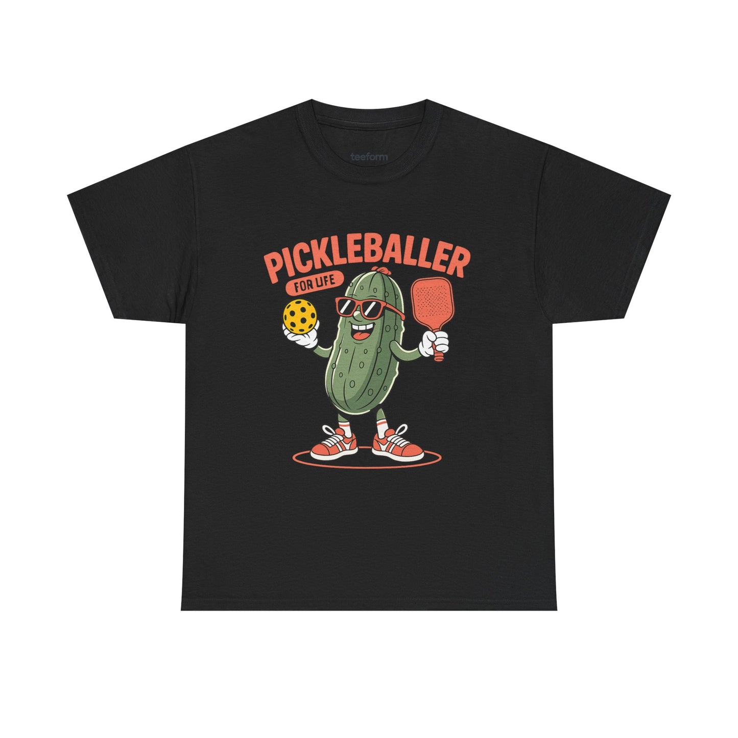 Pickleballer For Life Funny Pickleball T-Shirt