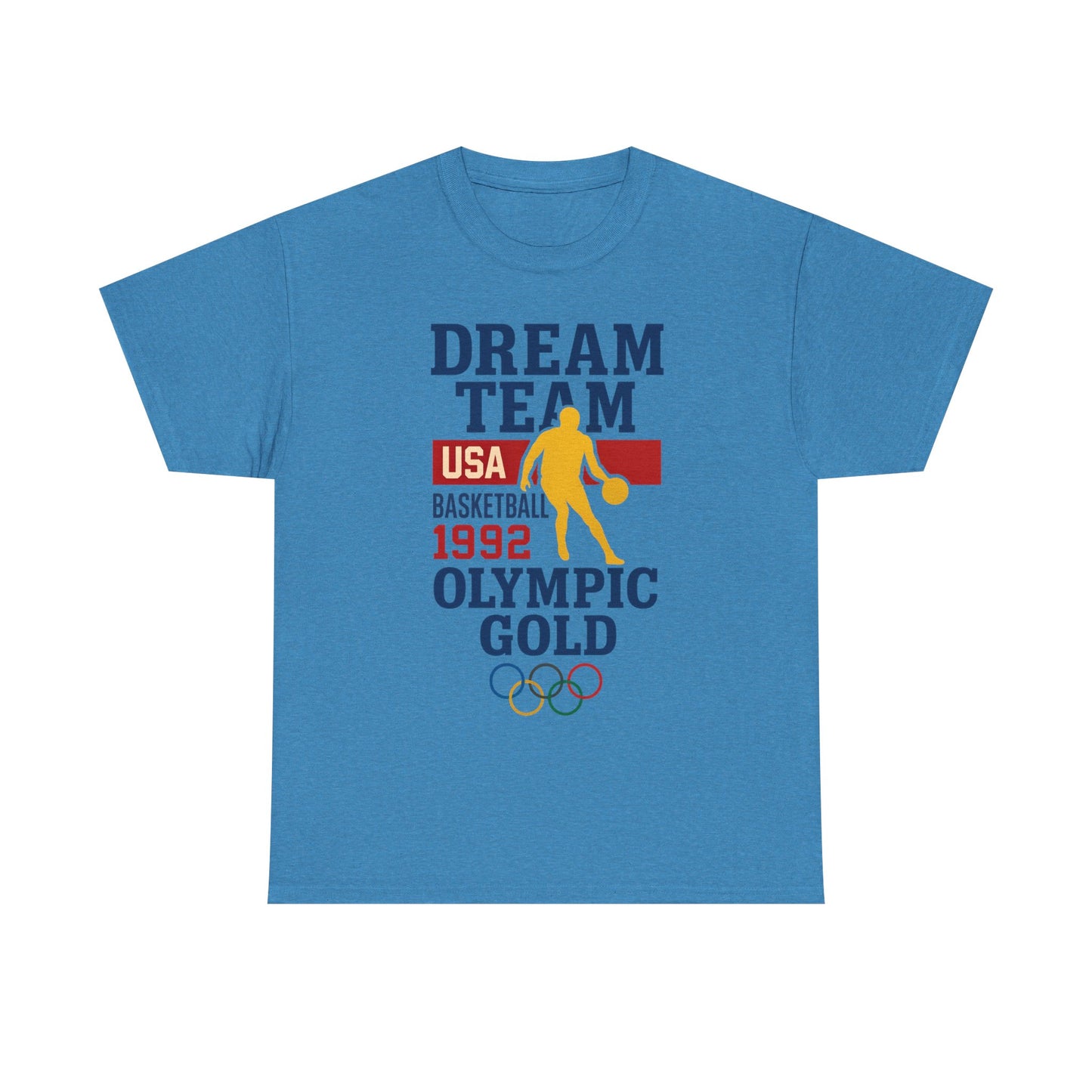 Heather Sapphire 1992 Dream Team USA Olympic Gold Basketball Tee