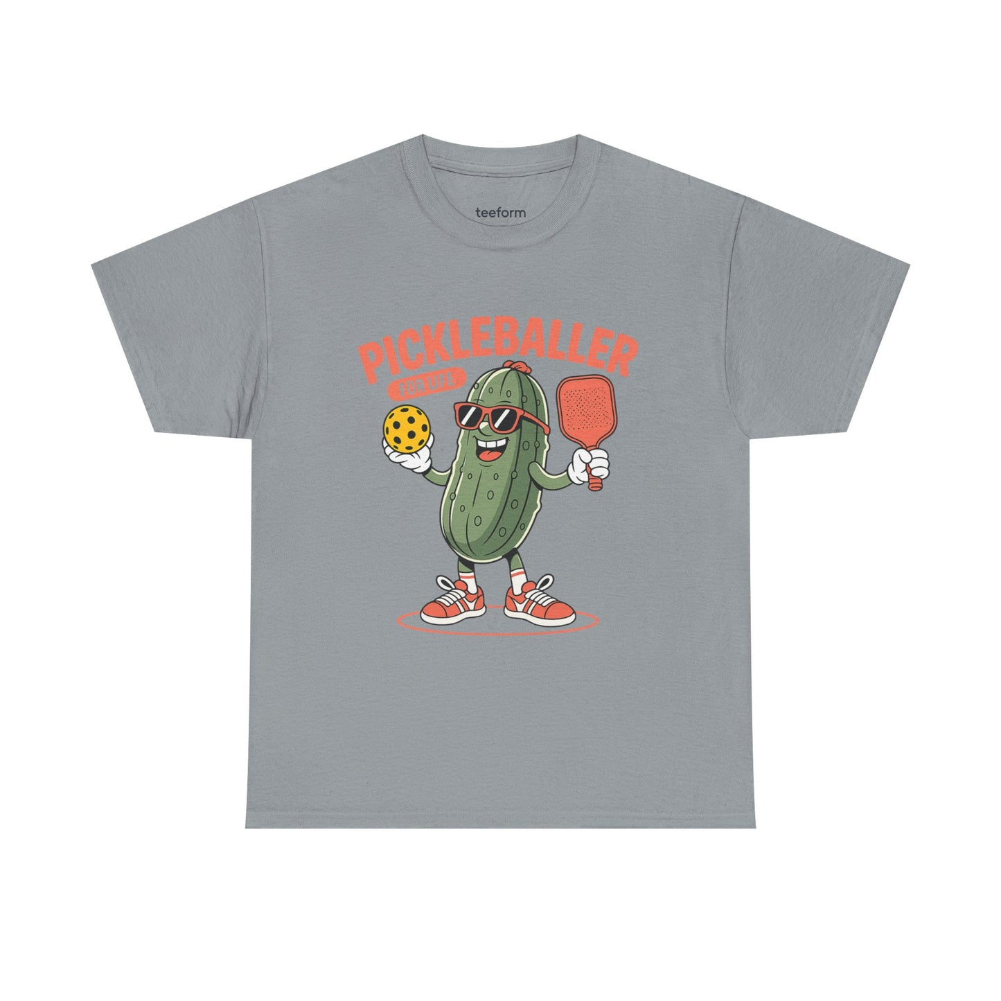 Pickleballer For Life Funny Pickleball T-Shirt