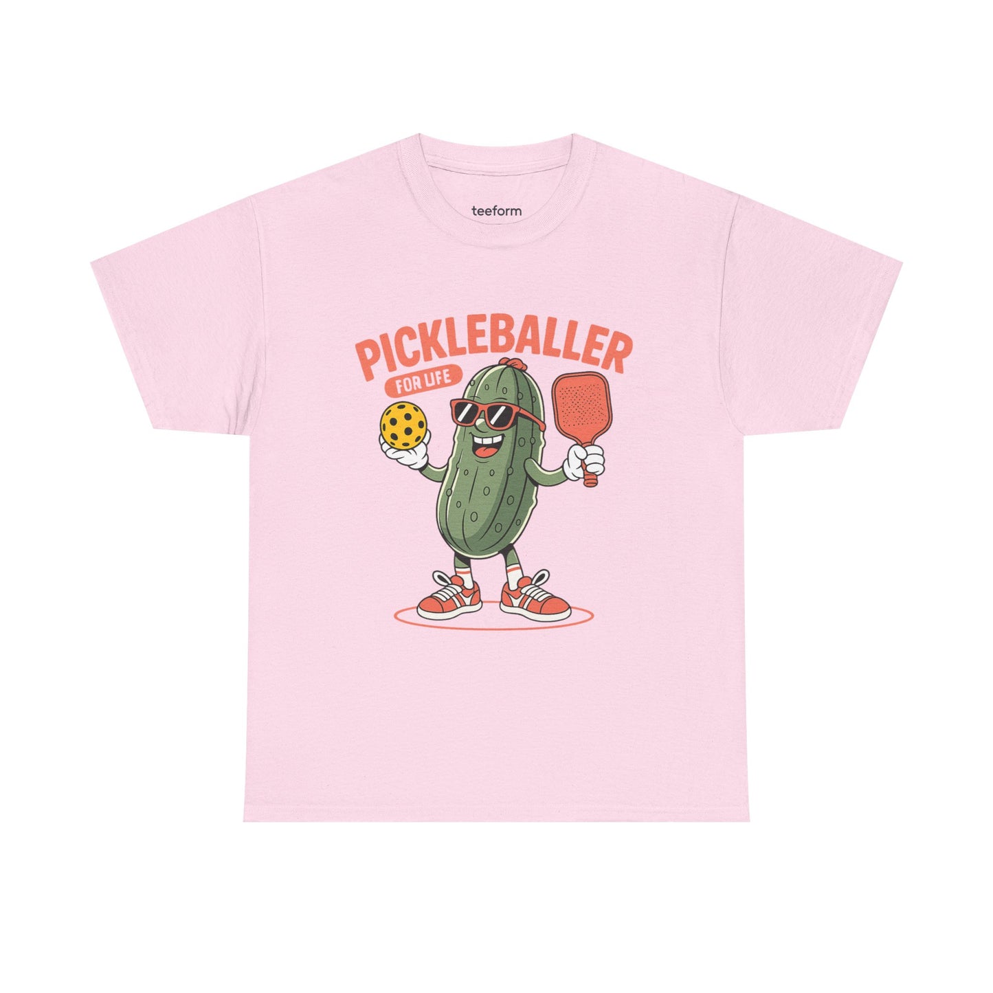 Pickleballer For Life Funny Pickleball T-Shirt