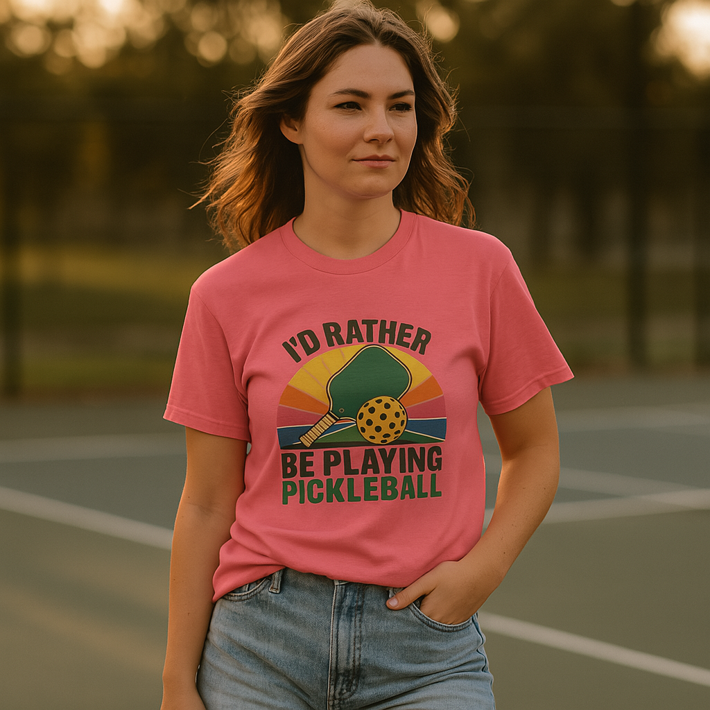 I'd Rather Be Playing Pickleball Tee