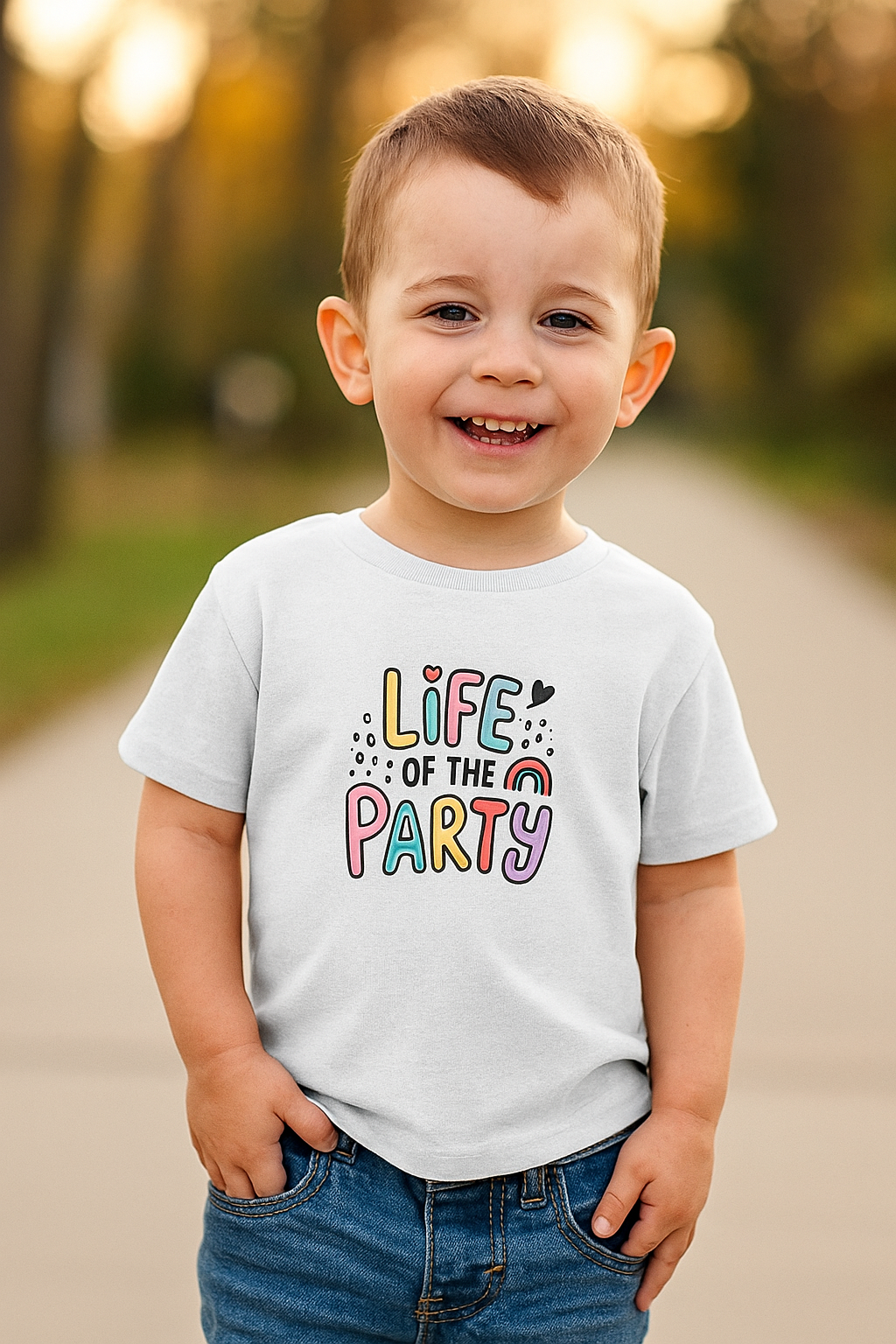 Life of the Party Toddler T-Shirt – Colorful Fun Kids Tee for Boys & Girls