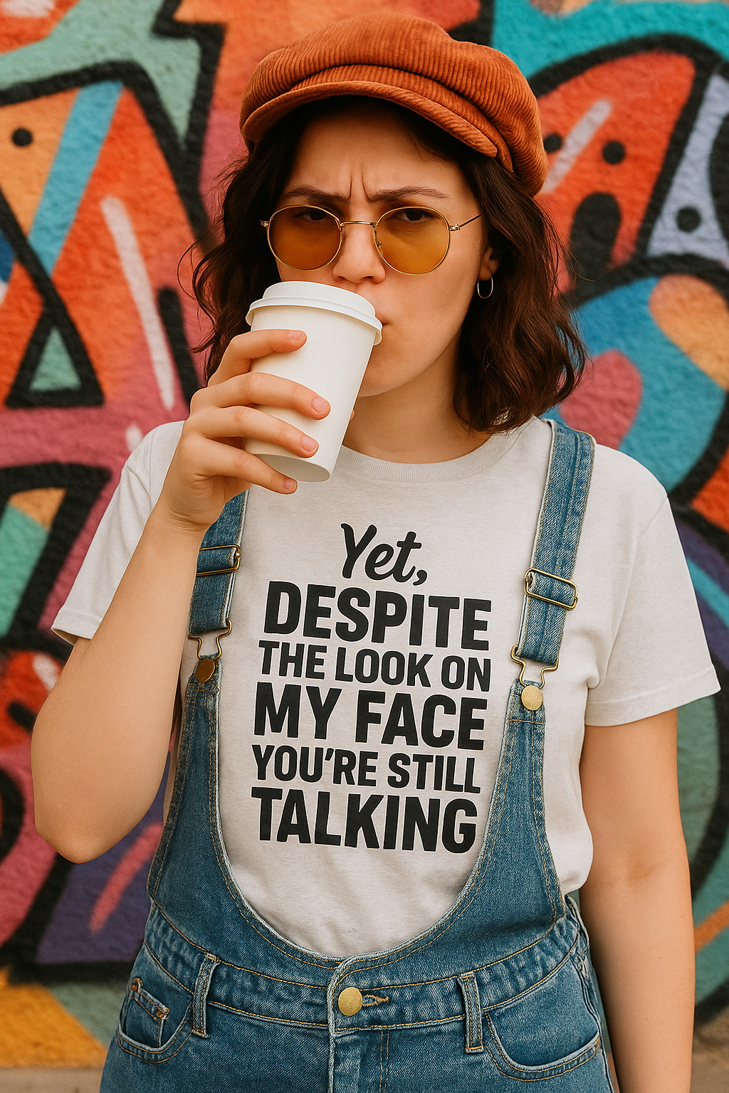 Funny - Yet despite the look on my face you're still talking