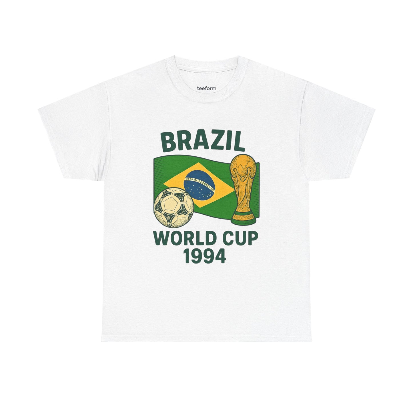Brazil World Cup 1994 Champions T-Shirt White