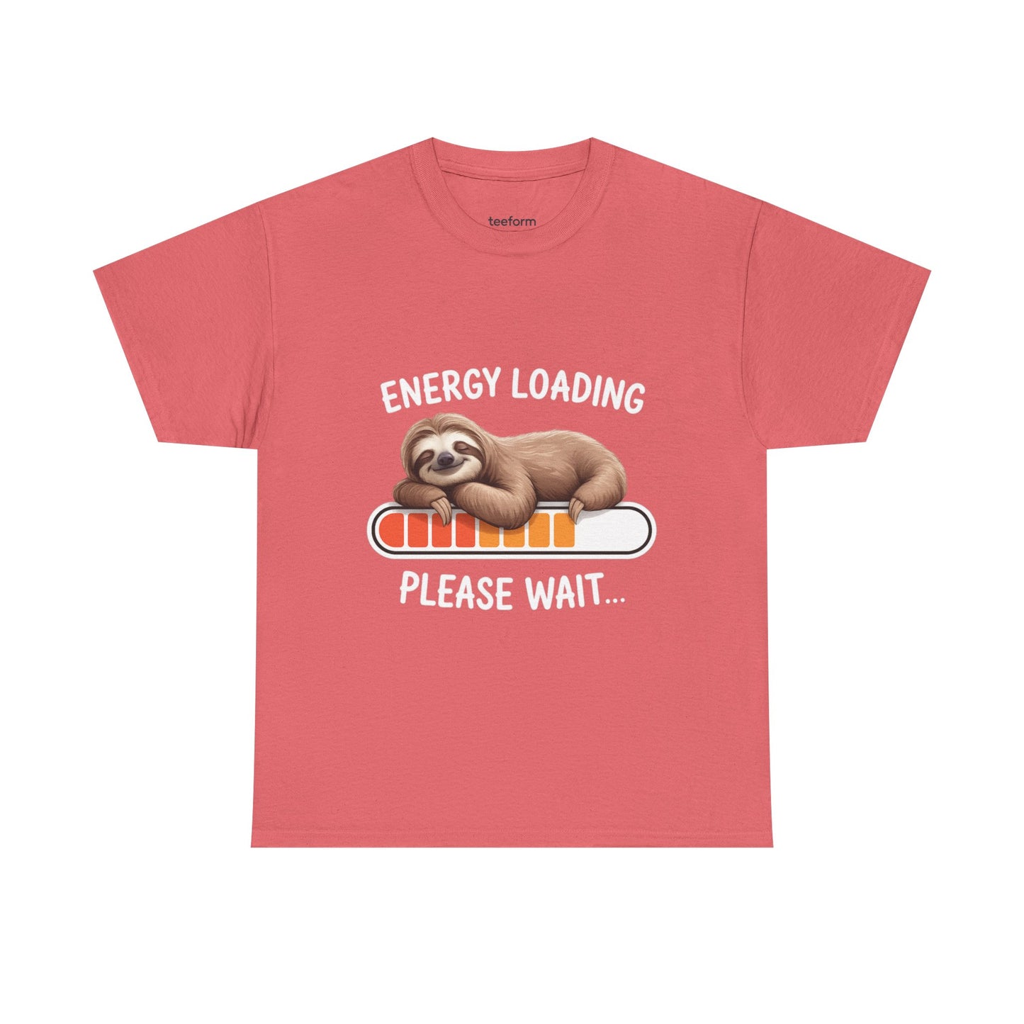 Funny Sloth Energy Loading T-Shirt