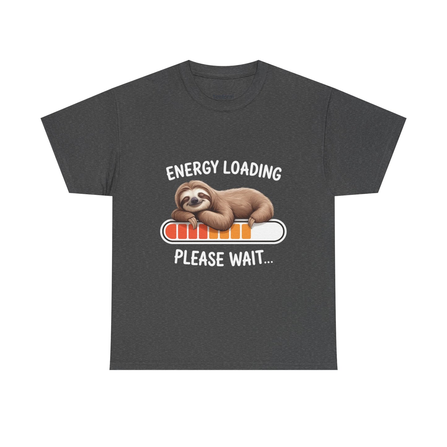 Funny Sloth Energy Loading T-Shirt