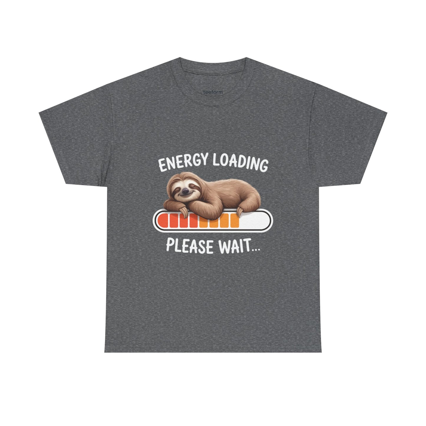 Funny Sloth Energy Loading T-Shirt