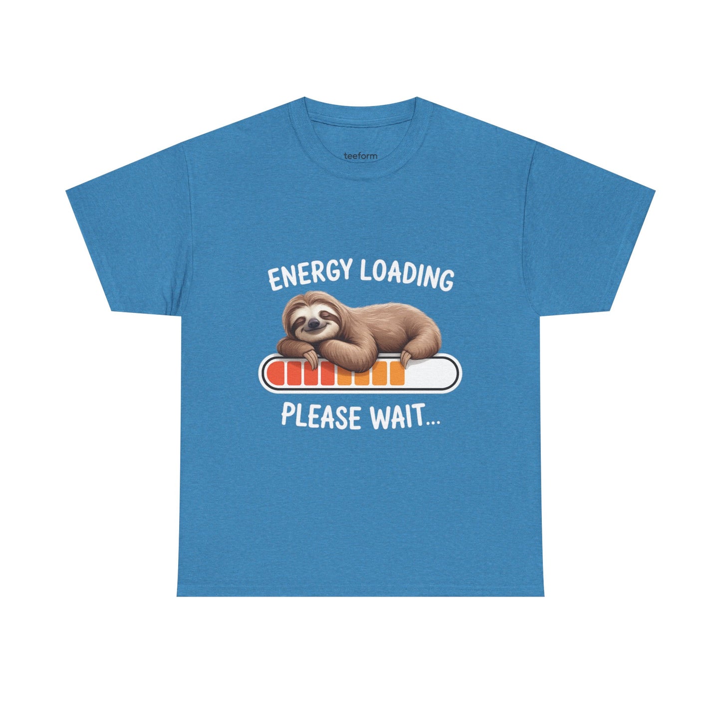 Funny Sloth Energy Loading T-Shirt