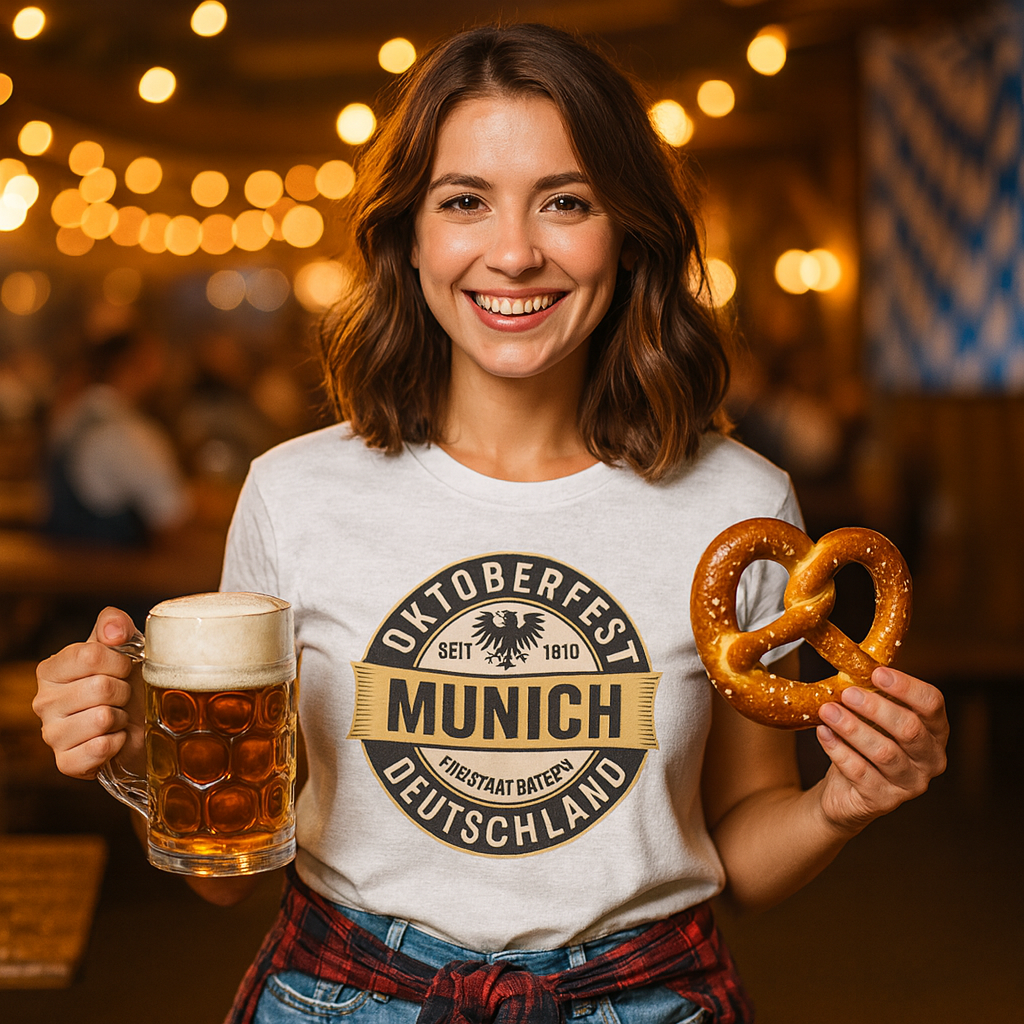 Oktoberfest Munich T-Shirt – Vintage Bavarian Beer Festival Tee