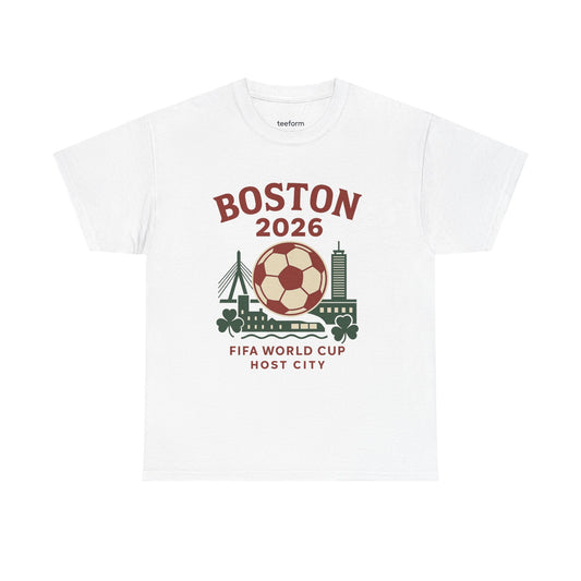Boston 2026 FIFA World Cup White Tee