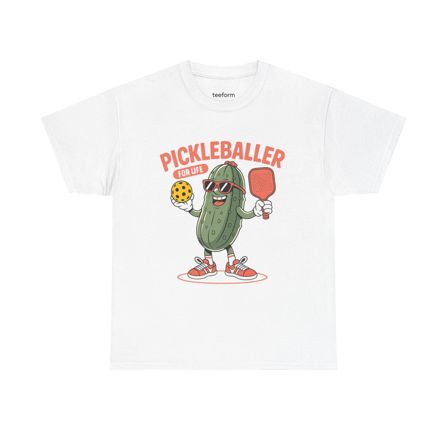 Pickleballer For Life Funny Pickleball T-Shirt