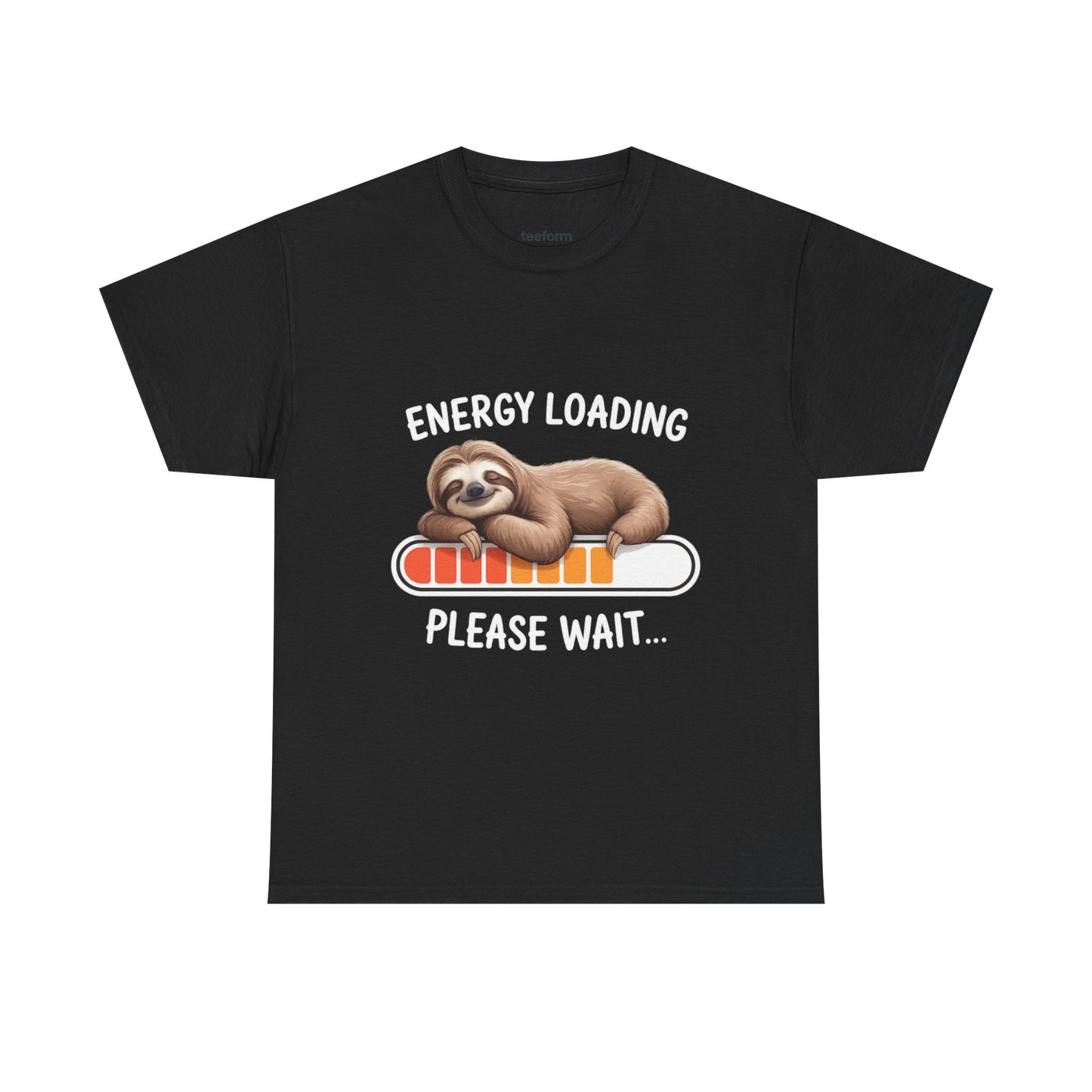 Funny Sloth Energy Loading T-Shirt