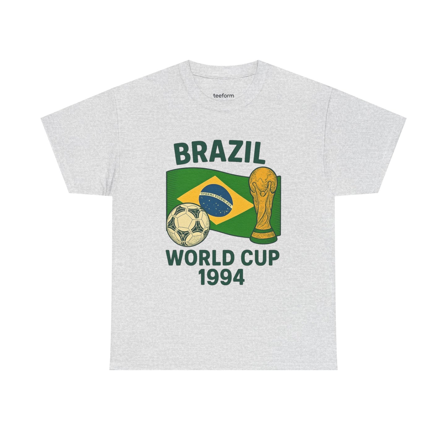 Brazil World Cup 1994 Champions T-Shirt Ash