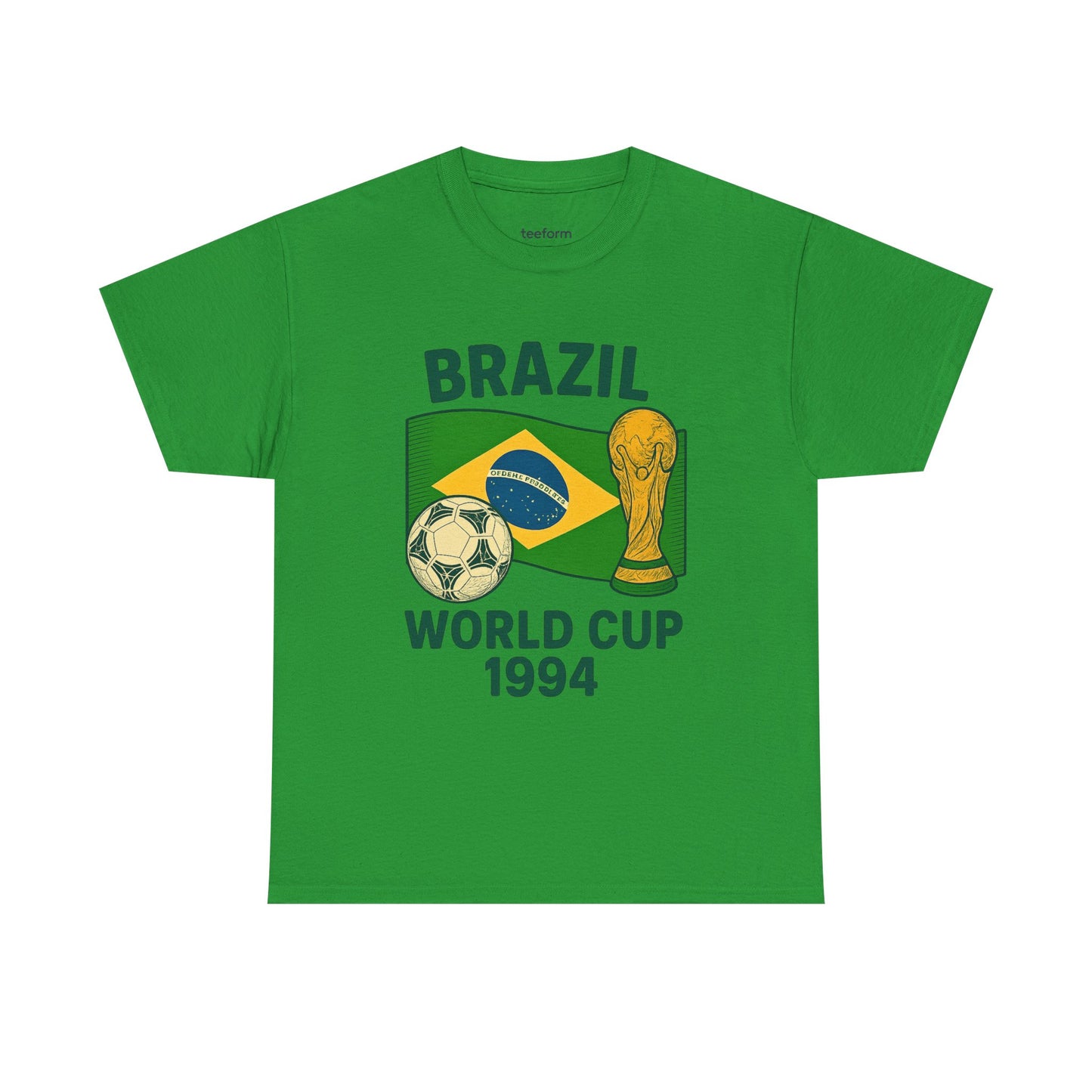Brazil World Cup 1994 Champions T-Shirt Green