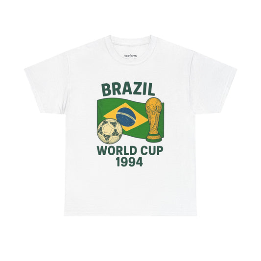 Brazil World Cup 1994 Champions T-Shirt White
